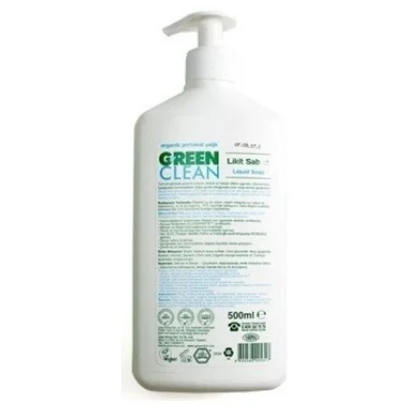 U Green Clean Organik Portakal Yağlı Bitkisel Likit Sabun 500 Ml - Görsel 2
