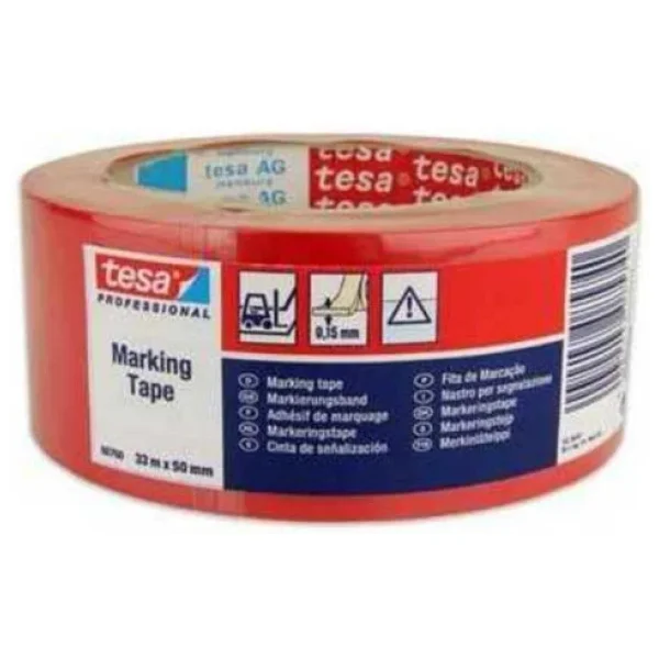 Tesa 60760 50 Mm X 33 M Kırmızı Yer İşaretleme Bandı - Görsel 6