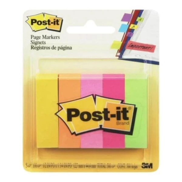 Post-İt İndeks 100 Yaprak 15x50 Fosforlu 5 Renk 670-5 - Görsel 9