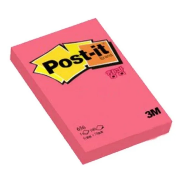 Post-It Yapışkanlı Not Kağıdı 100 Yaprak 51x76 Mm Melon Pembe - Görsel 3