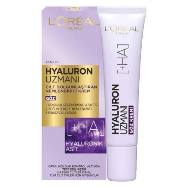 L'oreal Paris Hyaluron Uzmanı Cilt Dolgunlaştıran Nemlendirici Göz Kremi 15 Ml - Görsel 10