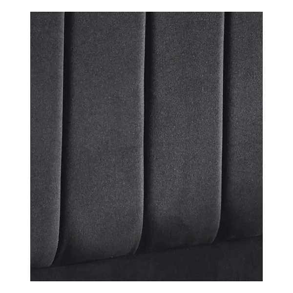 Niron Ela Baza Ve Başlık Seti -100x200 Cm Tek Kişilik Siyah Kumaş Baza Ve Başlığı Silinebilir Soho Kumaş - Görsel 10