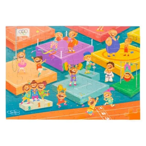 Eolo Olimpiyatlar 80 Parça Yer Puzzle - Görsel 9