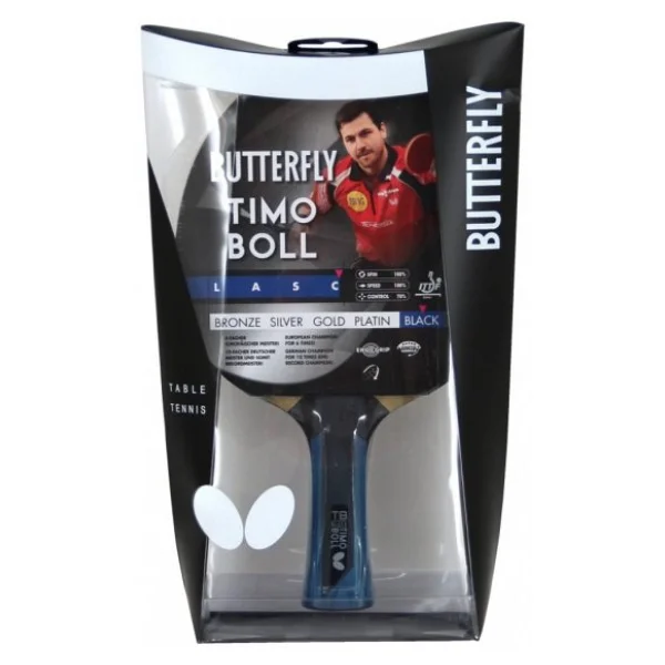Butterfly Timo Boll Black Masa Tenisi Raketi - Görsel 3
