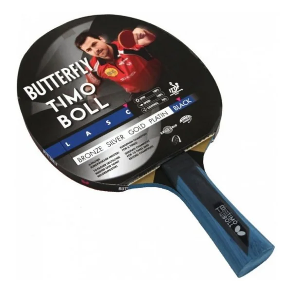 Butterfly Timo Boll Black Masa Tenisi Raketi - Görsel 4