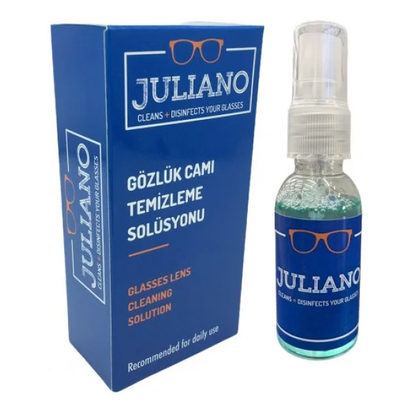 Juliano Gözlük Temizleme Antistatik Solusyon Sprey Set - Görsel 3