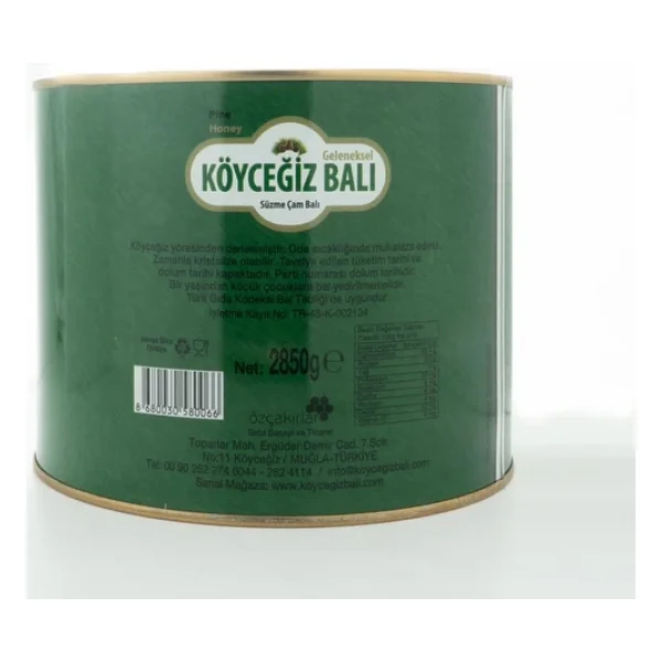 Köyceğiz 2850 Gr Teneke Çam Balı - Görsel 6