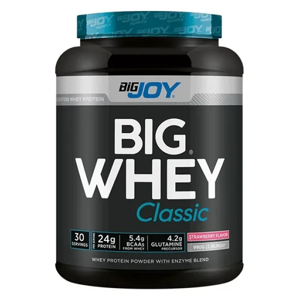 Bigjoy Bigwhey Classic 990 Gr Çilek Aromalı Whey Protein Tozu - Görsel 4