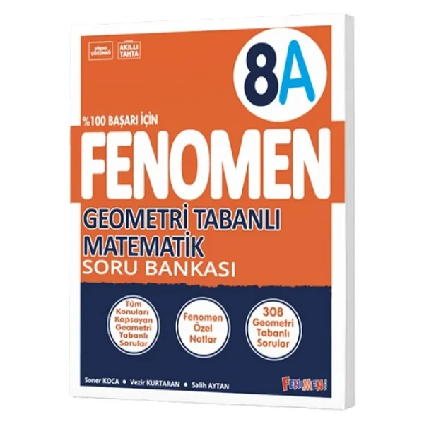 Fenomen Okul Yayınları 8. Sınıf Lgs Geometri Tabanlı Matematik A Soru Bankası - Görsel 4