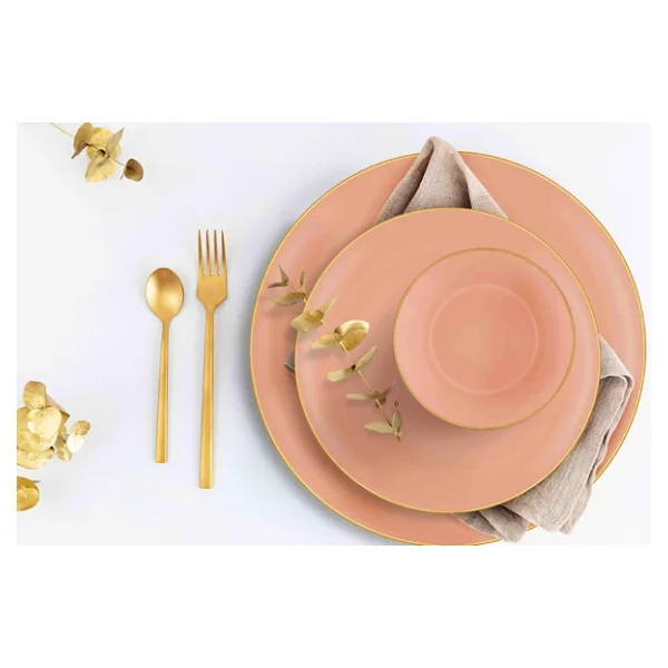 The Mia Basic Yemek Tabağı 6'lı Set 20 Cm - Görsel 3