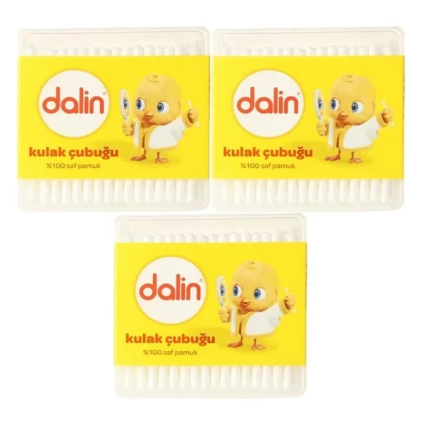 Dalin 100'lü 3 Adet Kulak Çubuğu - Görsel 3