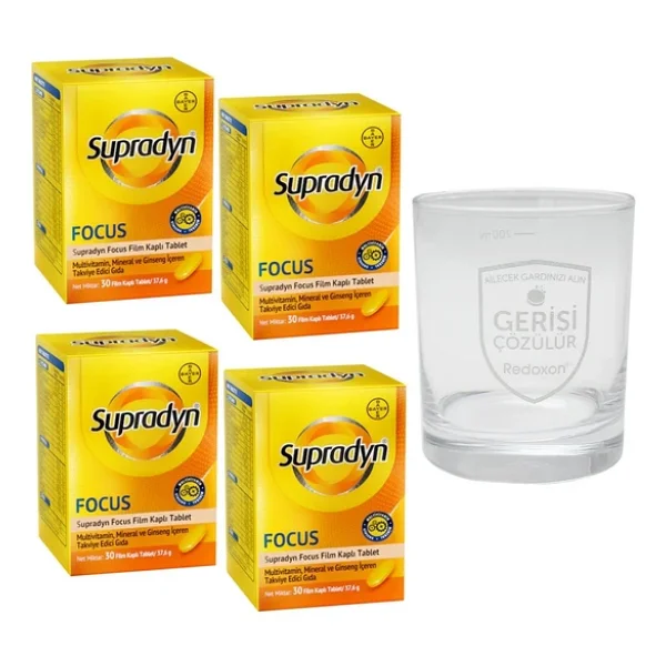 Supradyn Energy Focus 30 Tablet 4'lü - Görsel 3