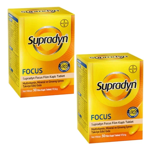 Supradyn Energy Focus 30 Tablet 2'li - Görsel 4