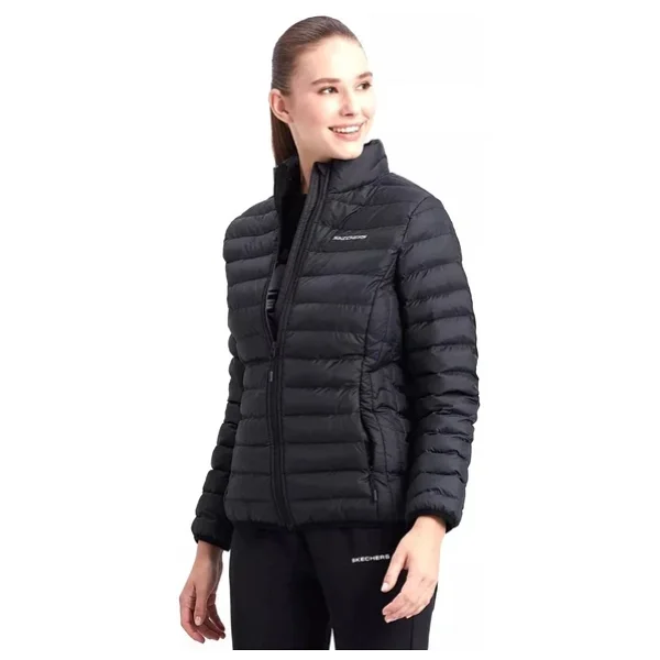 Skechers Turtle Neck Essential S212273 Kadın Şişme Mont - Görsel 6