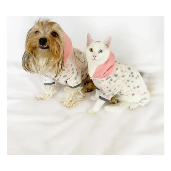 Softie Spotty Pink Kedi Tulumu Kedi Kıyafeti - Görsel 10