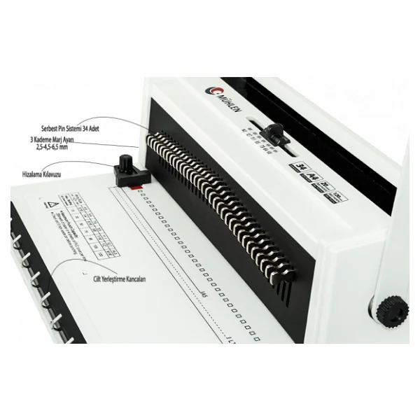 Mühlen M20a Metal Tel Delme Ve Ciltleme Makinesi - Görsel 8