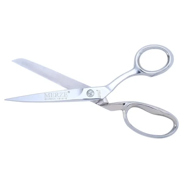 Merze D-107 No:8 3157-8 Krom Kaplama Yatık Regula Makası - Görsel 3