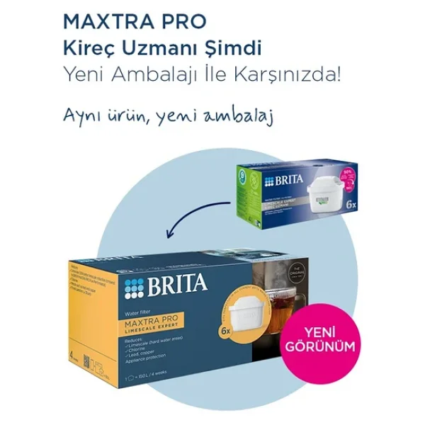 Brita Maxtra Pro Kireç Uzmanı 3'lü Su Arıtma Filtresi - Görsel 6