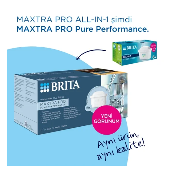 Brita Maxtra Pro Pure Performance 20'li Su Arıtma Filtresi - Görsel 2