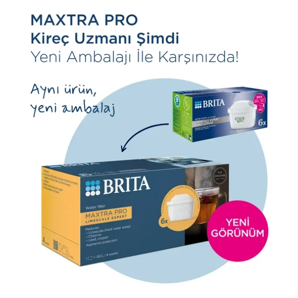 Brita Maxtra Pro Kireç Uzmanı 6'lı Su Arıtma Filtresi - Görsel 4