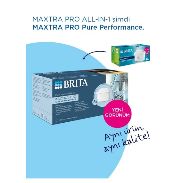 Brita Maxtra Pro All İn 1 8'li Su Arıtma Filtresi - Görsel 4