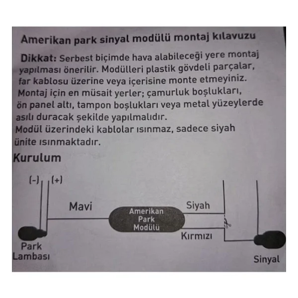 Ford Connect 2000-2020 Amerikan Park Sinyal Modülü - Görsel 3