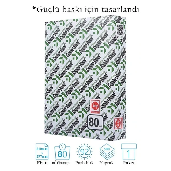 Copier Bond A3 80 Gr 1000 Yaprak 2'li Paket Fotokopi Kağıdı - Görsel 4