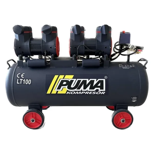Puma 100 Litre Yağsız Ses Desibeli Düşük Kompresör (4 Hp) - Görsel 3