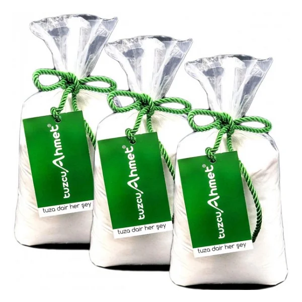 Çankırı Tuzcusu 3 Adet 1 Kg Taş Değirmende Öğütülmüş Kristal Kaya Tuzu - Görsel 7