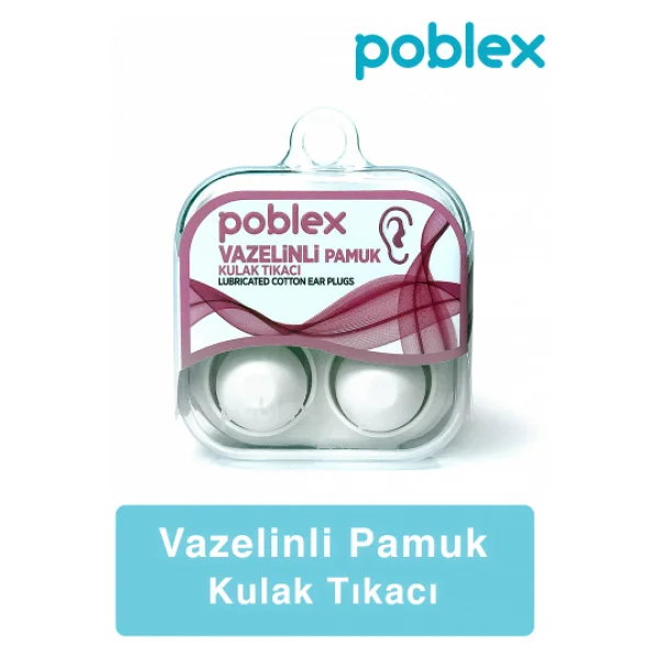 Poblex Vazelinli 2'li Kulak Tıkacı - Görsel 4