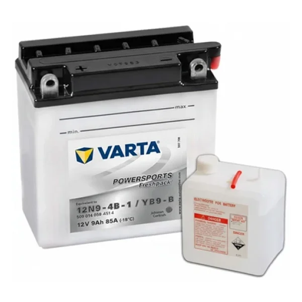Varta Powersports Freshpack 509 014 008 12 V 9 Ah Motosiklet Aküsü - Görsel 3