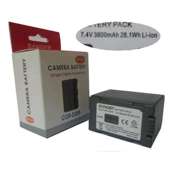 3800mah, Panasonic Ux-90 Kamera İçin Sanger 3800mah Lion Batarya - Görsel 3