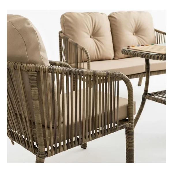 Capri Swing Artemis 2+1+1+Masa Rattan Bahçe & Balkon Takımı - Görsel 3