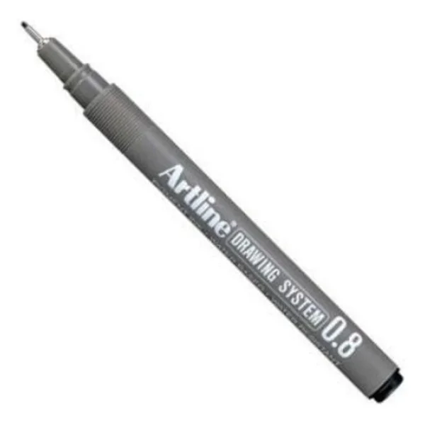 Artline 238 Drawing System 0.8 Mm Teknik Çizim Kalemi Siyah - Görsel 8