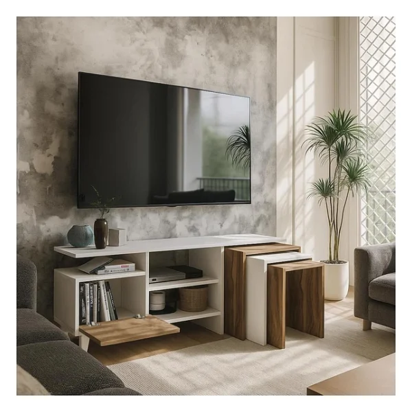 Dekorister Nature Zigon Sehpalı TV Ünitesi - Görsel 5