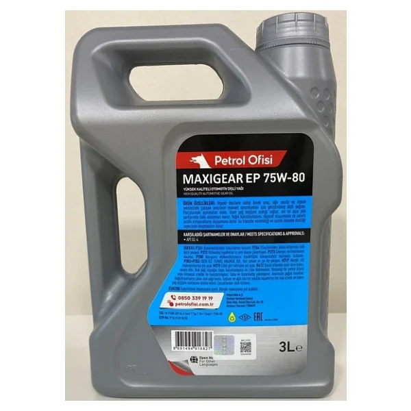 Petrol Ofisi Ep 75w-80 Şanzıman Ve Dişli Yağı 2 X 3 L - Görsel 3