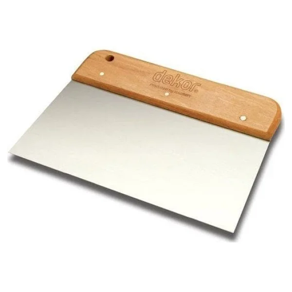Dekor 043 30 Cm Ahşap Saplı Geniş Spatula - Görsel 4