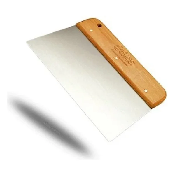 Dekor 043 30 Cm Ahşap Saplı Geniş Spatula - Görsel 5