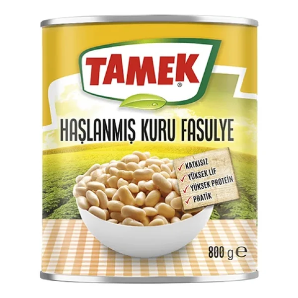 Tamek Haşlanmış Kuru Fasulye 800 Gr X 3'lü Paket - Görsel 5