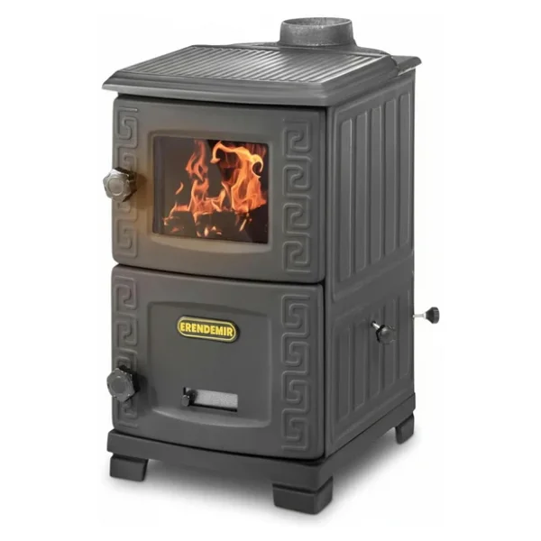 Erendemir Em-203f Mini Turbo Şömine Döküm Soba - Görsel 5