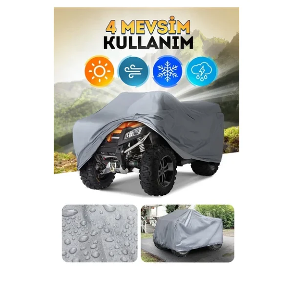 Cfmoto Cf625 Atr-Eps Uyumlu Su Geçirmez Atv Brandası - Görsel 3