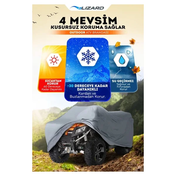Cfmoto Cf625 Atr-Eps Uyumlu Su Geçirmez Atv Brandası - Görsel 5