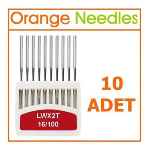 Orange Lwx2t Etek Baskı Makine İğnesi 16/100 Numara - Görsel 3