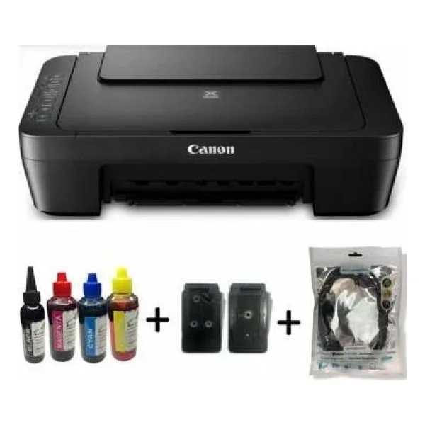 Canon Pixma E414 Tarayıcı + Fotokopi Renkli Çok Fonksiyonlu Mürekkep Püskürtmeli Yazıcı - Muadil Mürekkepli - Görsel 6