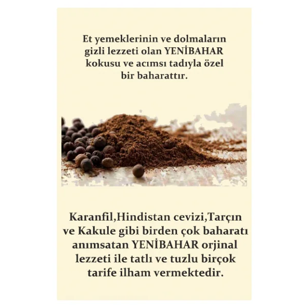 Parmak Baharat Yenibahar 500 Gr - Görsel 5