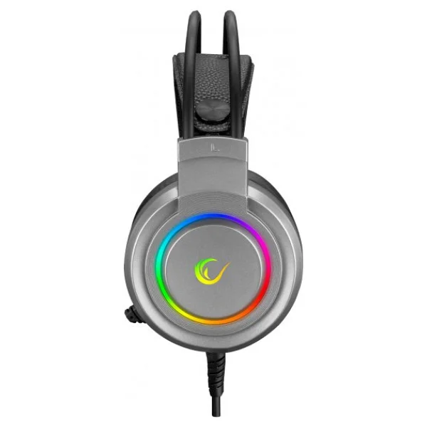 Rampage Airs Rm-X5 RGB USB Kablolu Kulak Üstü Oyuncu Kulaklığı - Görsel 3