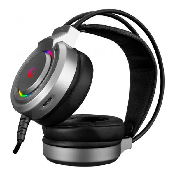 Rampage Airs Rm-X5 RGB USB Kablolu Kulak Üstü Oyuncu Kulaklığı - Görsel 4