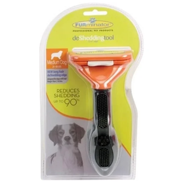Furminator Long Hair Uzun Tüylü M Orta Irk Köpek Tarağı - Görsel 3