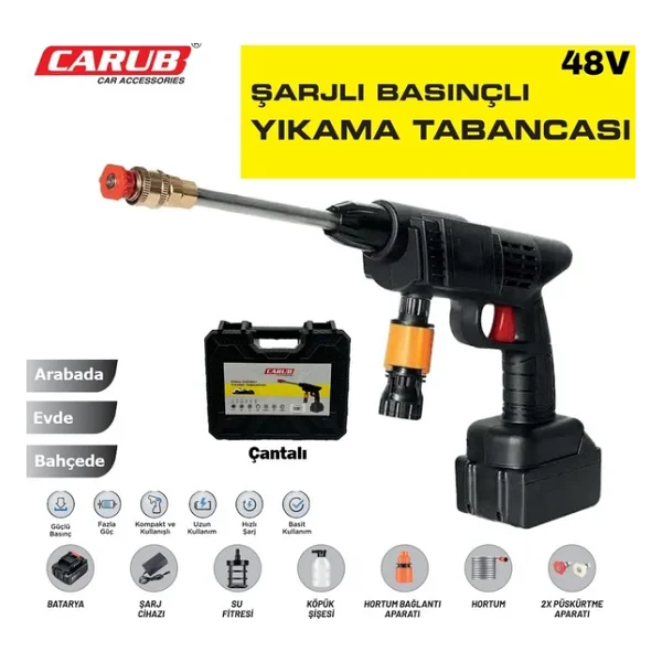Carub Br0922536 Basınçlı Oto Yıkama Tabancası - Görsel 2