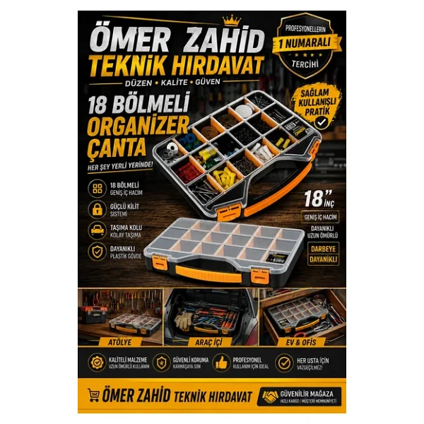 Mano Org-18 18" Organizer Çanta - Görsel 3